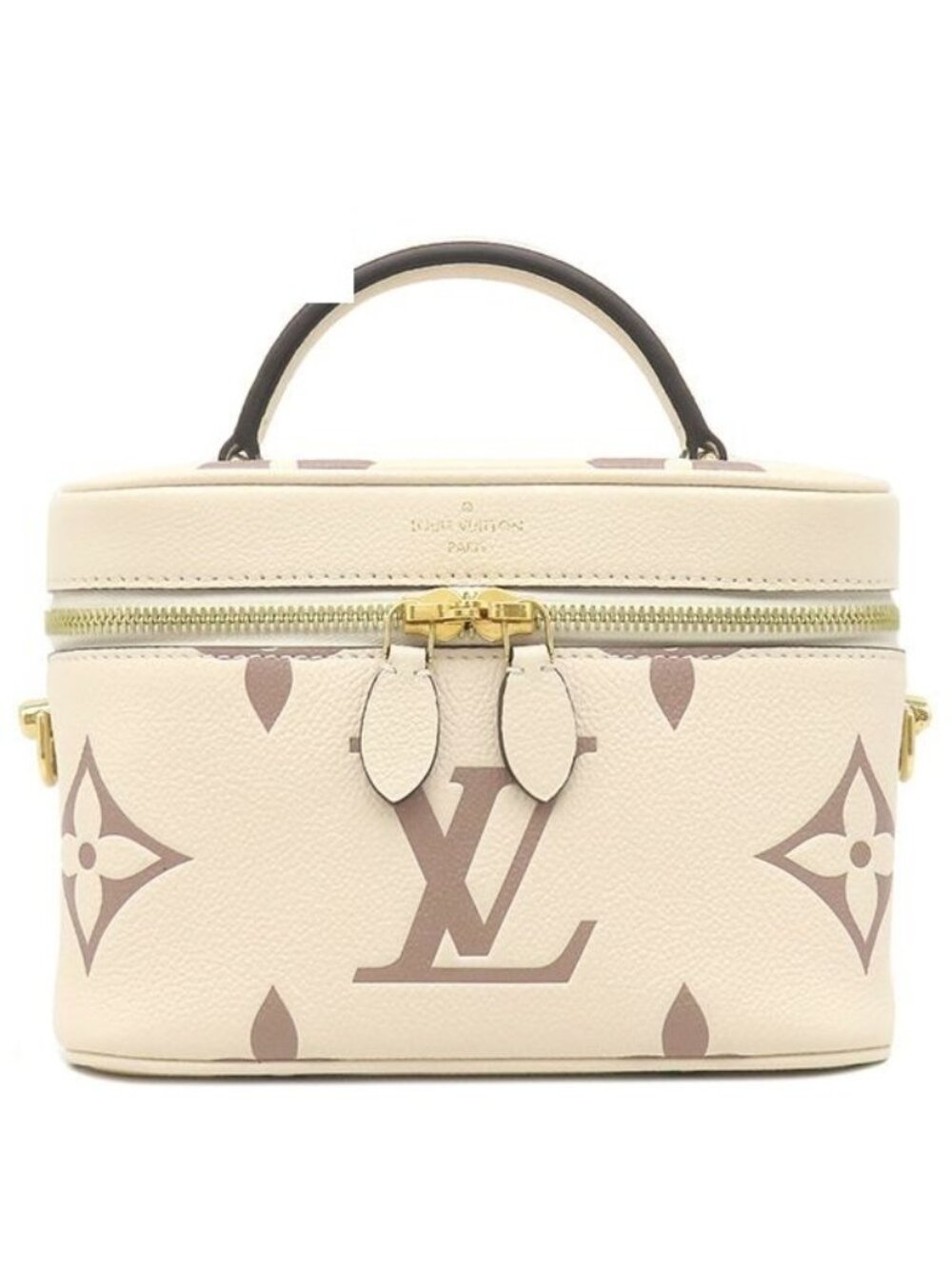 Louis Vuitton 2-Way Bag Vanity PM Monogram Empreinte Cream Bois de Rose Gold